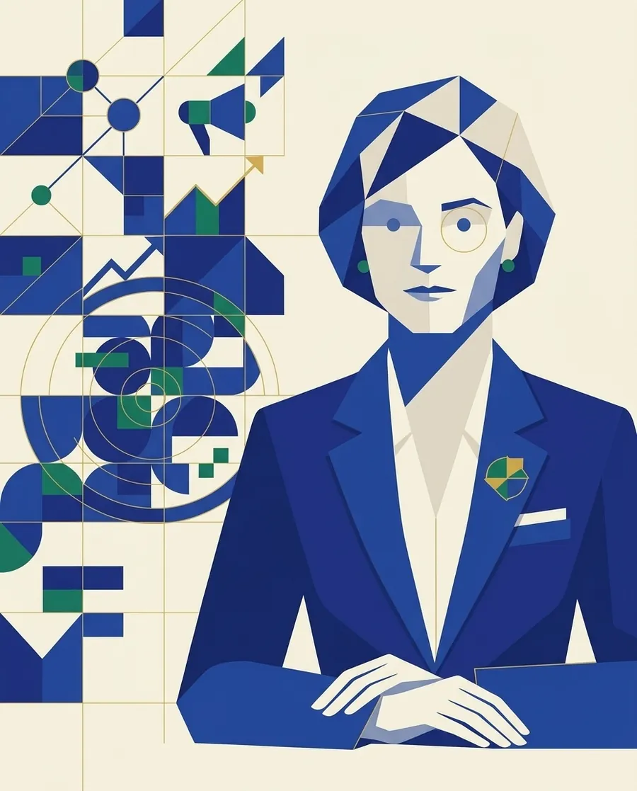 Retrato ilustrado de Yasmin, sócio da Selaron
